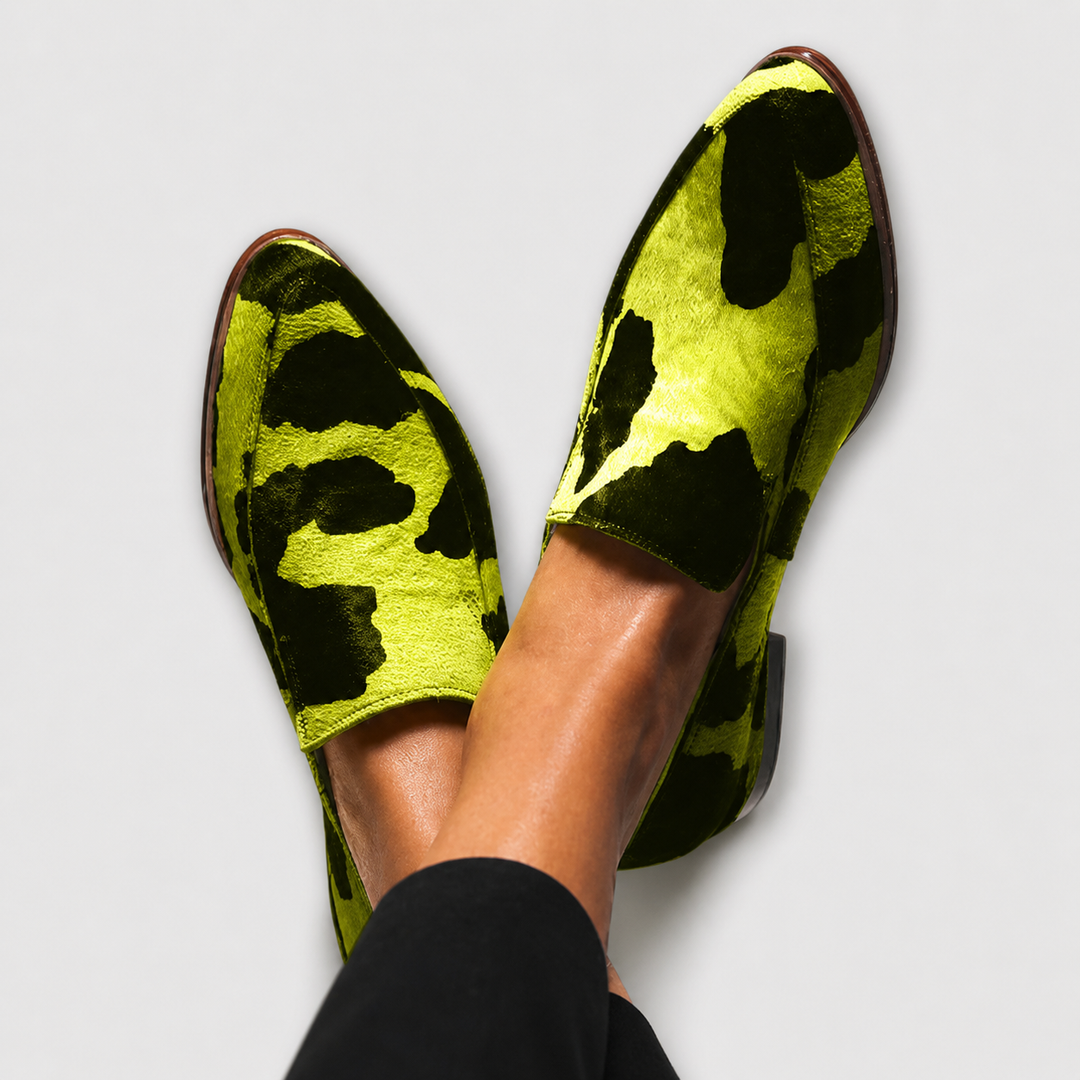 Paloma™ | Cow Print Loafers