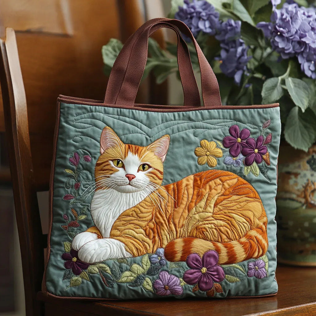 Ginger Cat Artisan Tote Bag