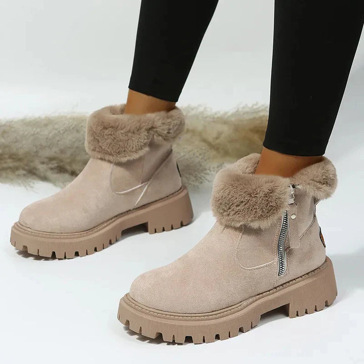 Nora - Warm Comfortable Winter Ankle Boots