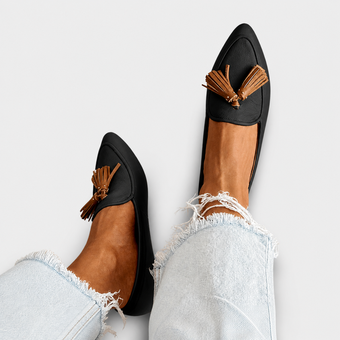 Vesperia - Modern Fringe Loafers