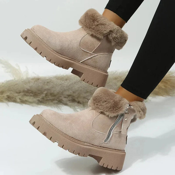 Nora - Warm Comfortable Winter Ankle Boots