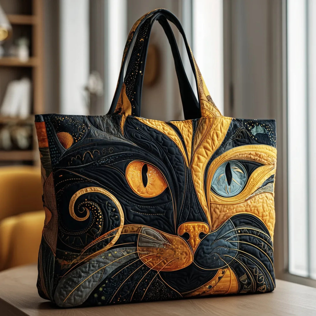 Mystic Cat Artisan Tote Bag