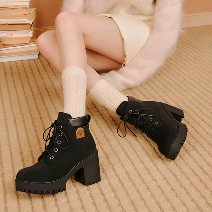 Emma | Platform Heel Ankle Boots