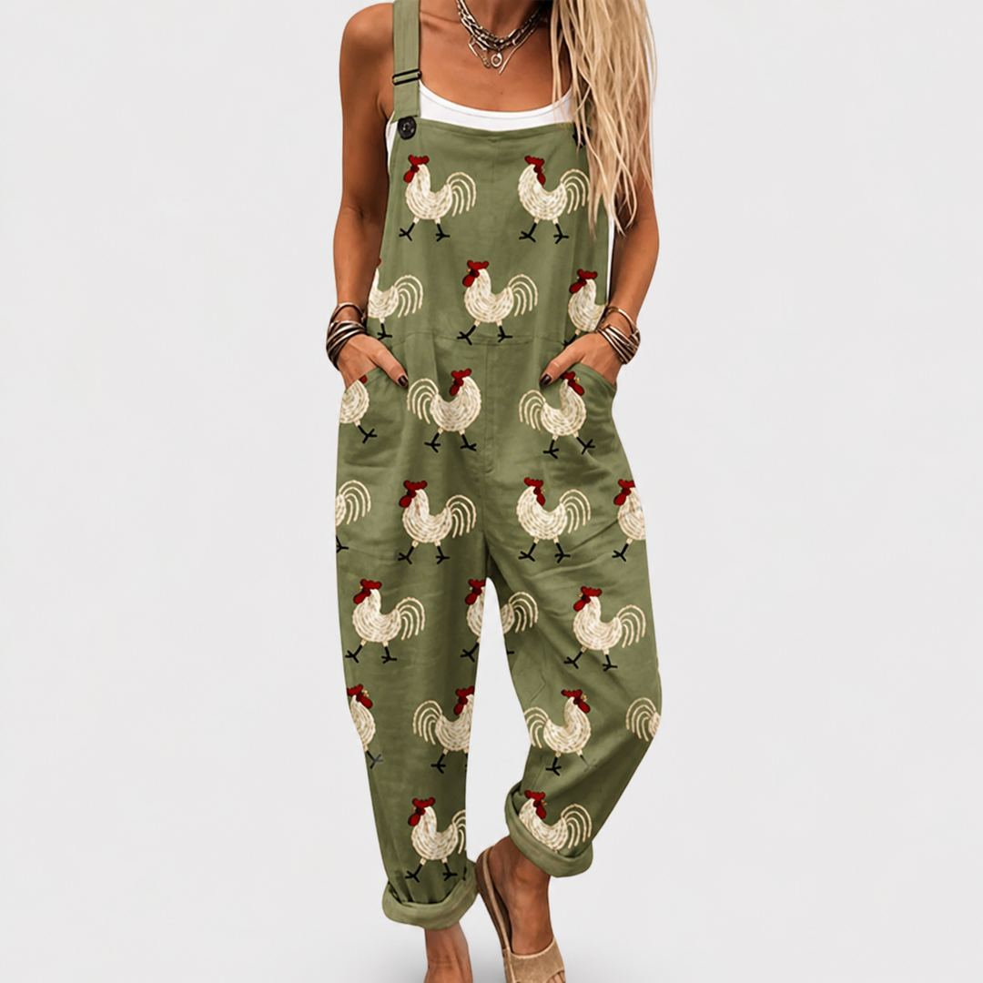 Comfortable Printed Jumpsuit