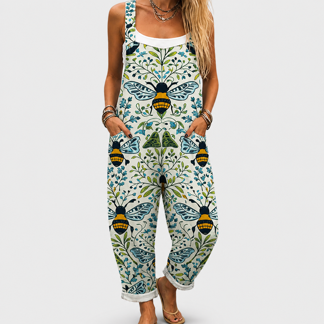 Comfortable Printed Jumpsuit