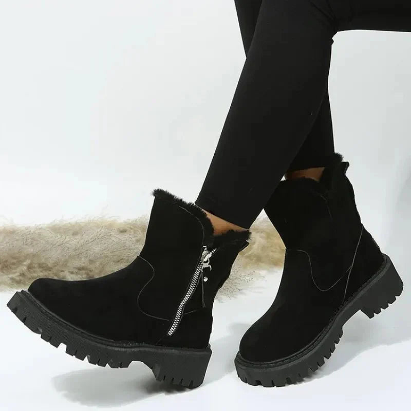 Nora - Warm Comfortable Winter Ankle Boots
