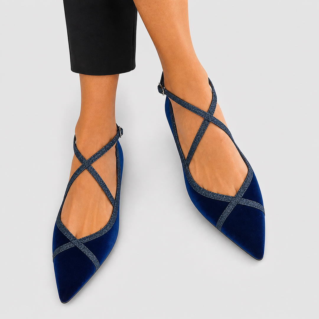 Noëlle™ | Chic Navy Loafers