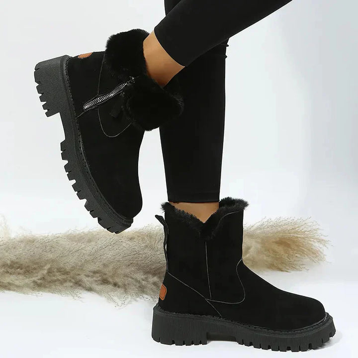 Nora - Warm Comfortable Winter Ankle Boots