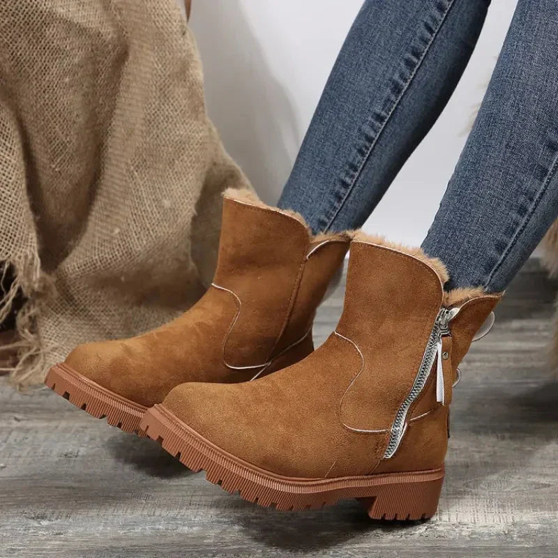 Nora - Warm Comfortable Winter Ankle Boots