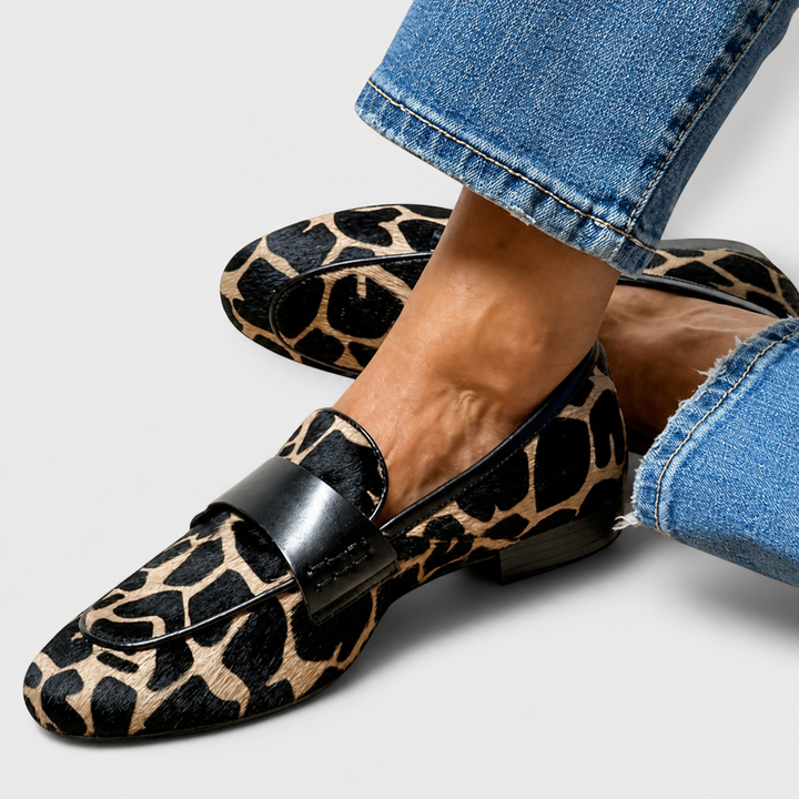 Léonie™ | Leopard Loafers