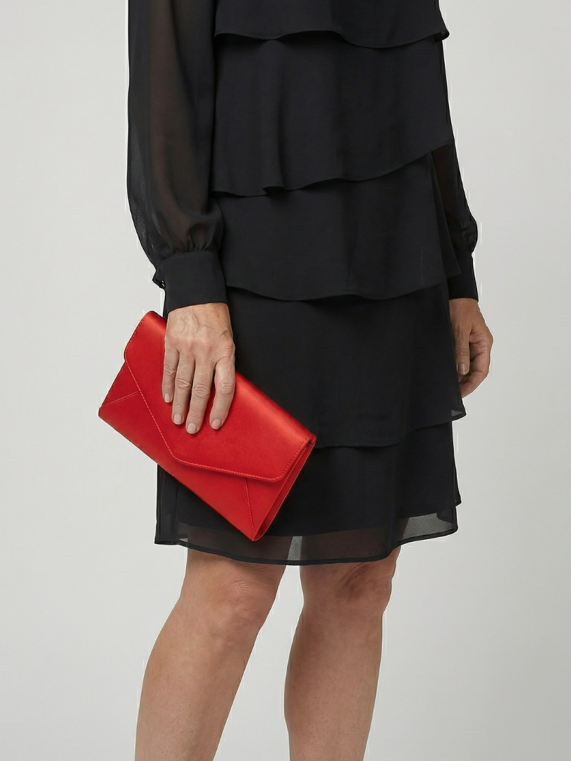 Nina Clean Layered Knee Length Dress