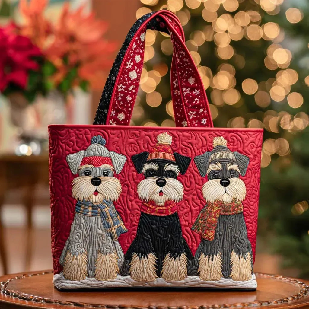 Three Schnauzers Artisan Tote Bag