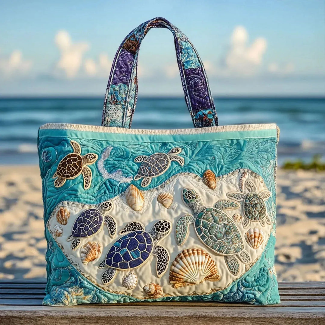Turtle Love Artisan Tote Bag