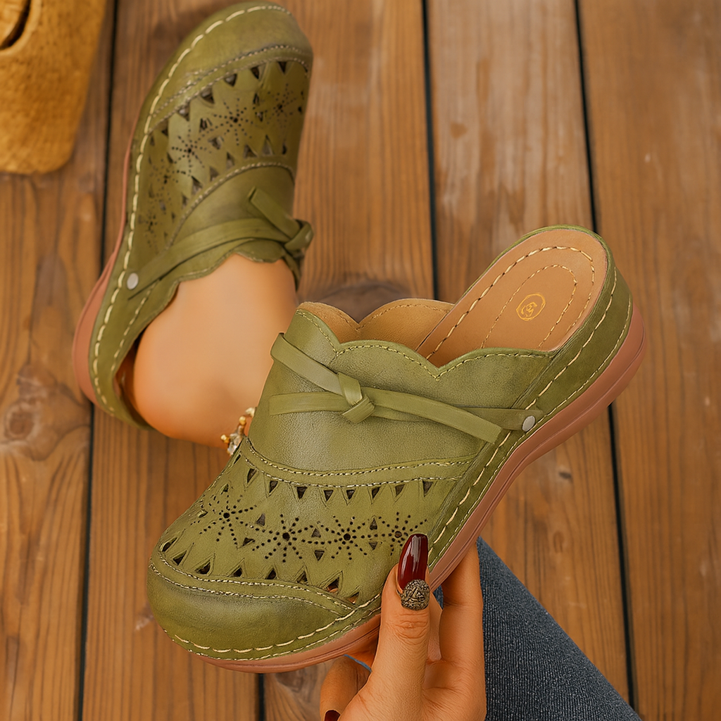 Amelia - Comfortable Handcrafted Clogs