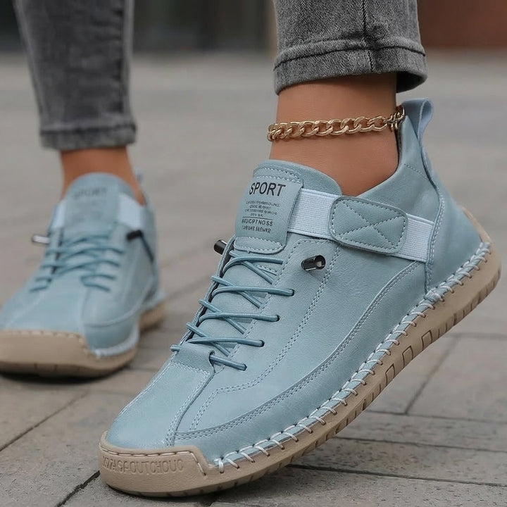 Gisela - Comfortable Faux-Leather Orthopedic Sneakers