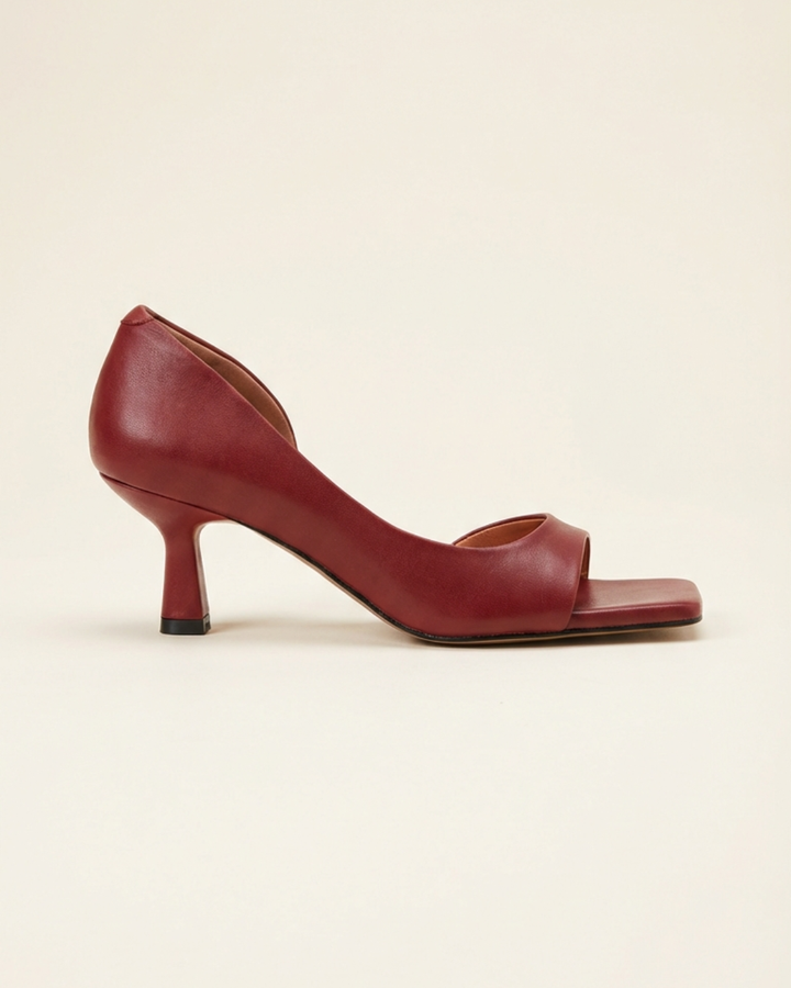 Valentina - Square-Toe Heels