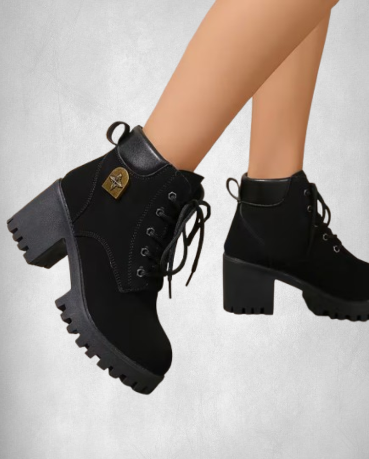 Emma | Platform Heel Ankle Boots