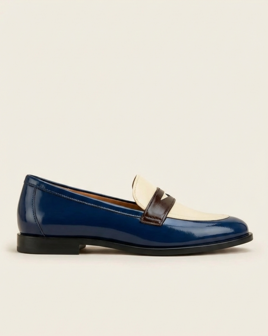 Amalia - Elegant Two-Tone Loafers