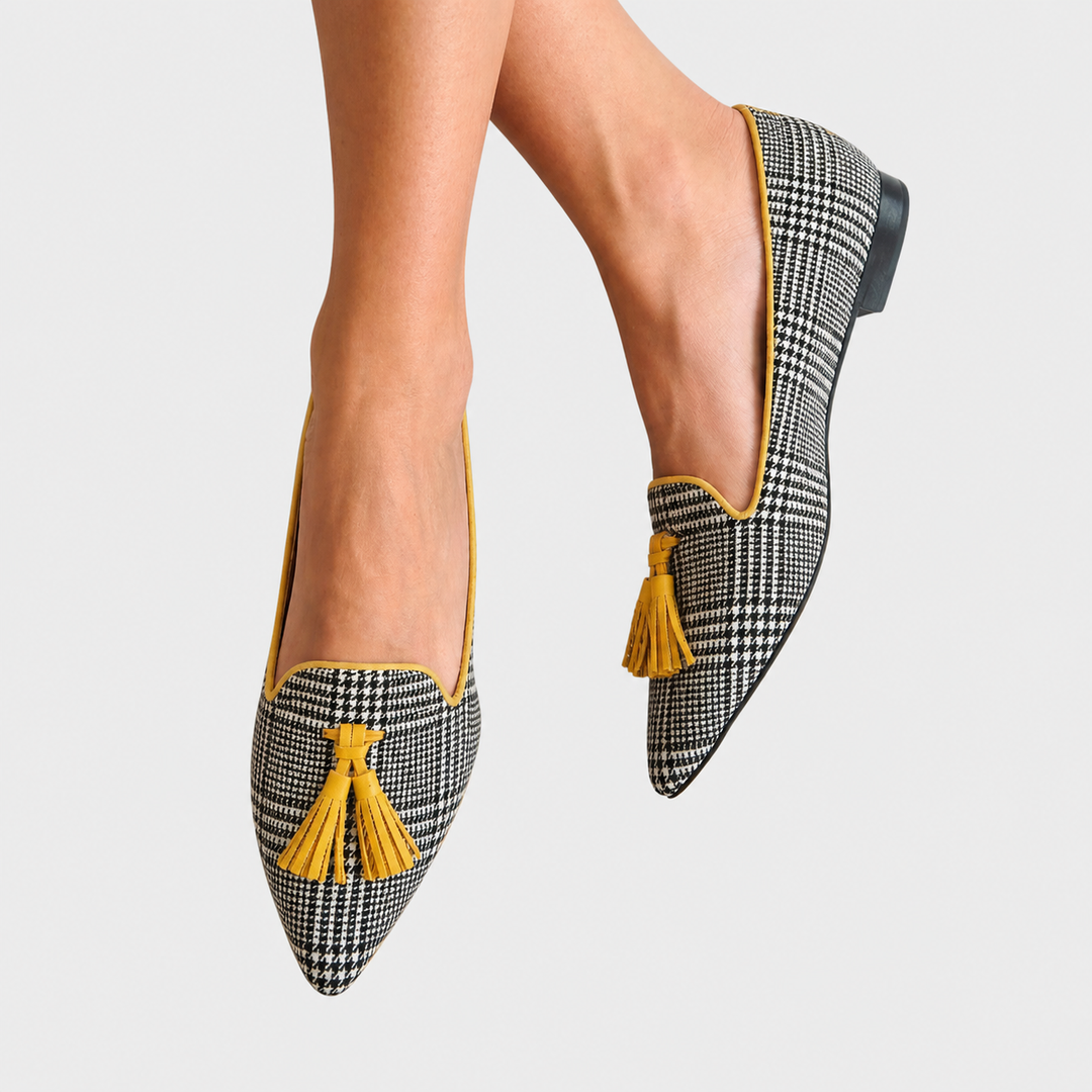 Odessie - Modern Checkered Loafers
