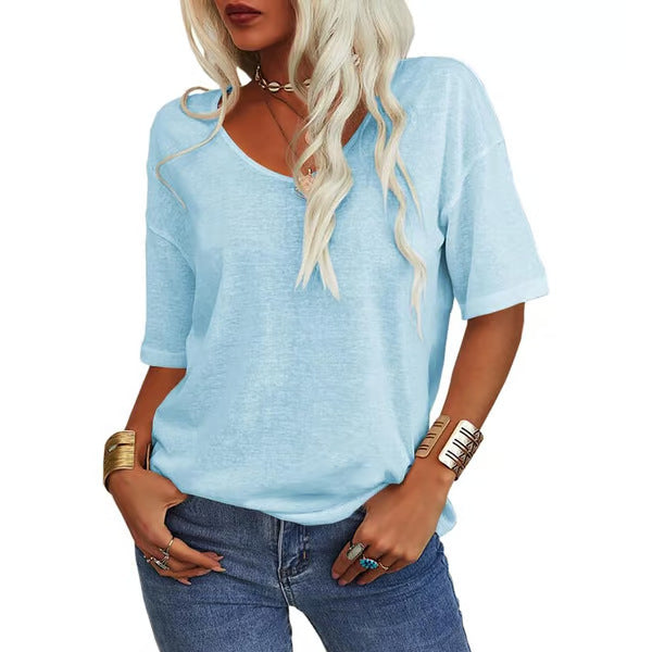 KRISANTA™ | Loose Lightweight Minimalist T-Shirt