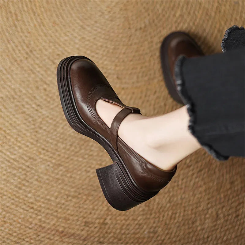 Elvana Chunky Pumps