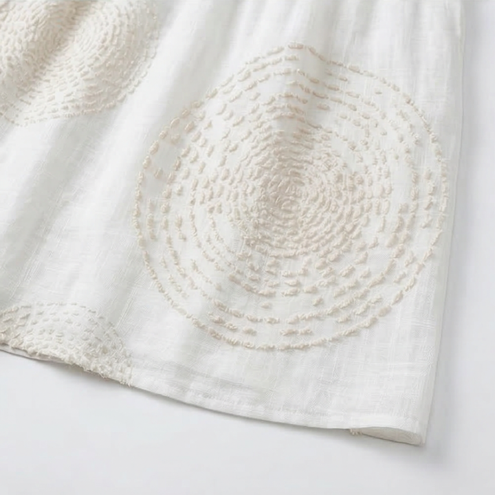 Embroidered Casual Dress