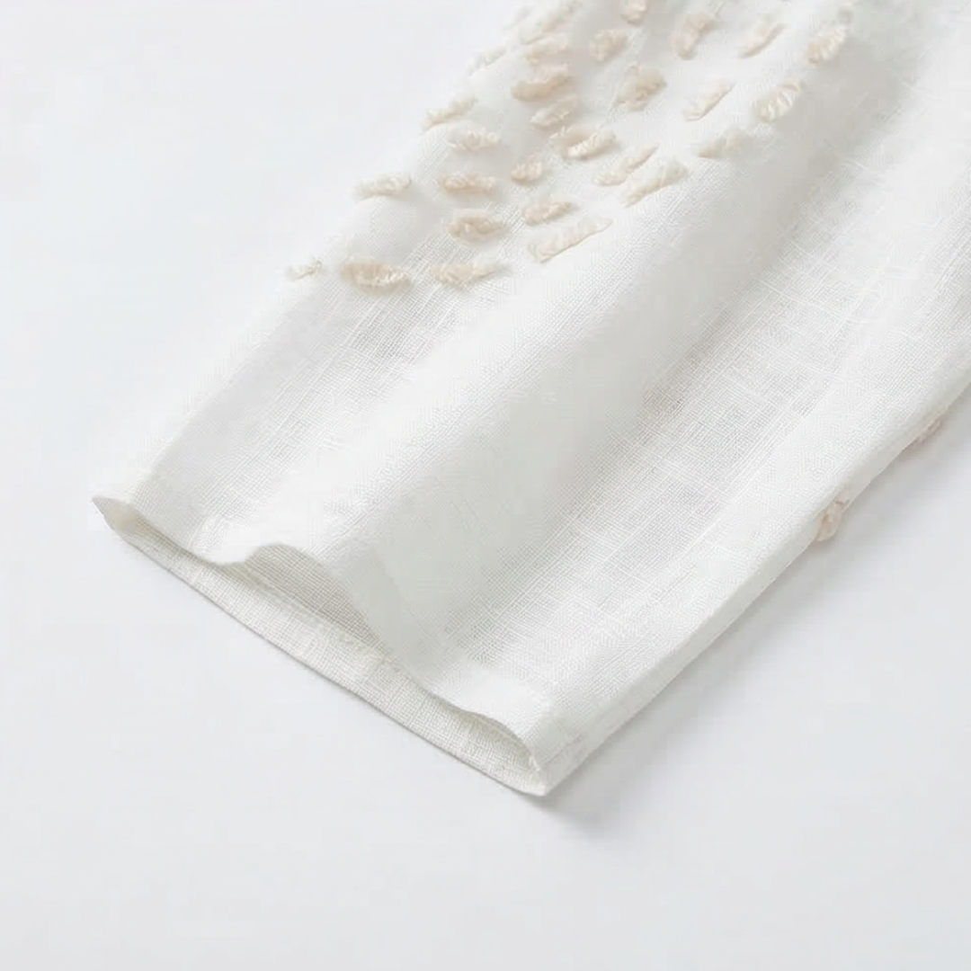 Embroidered Casual Dress