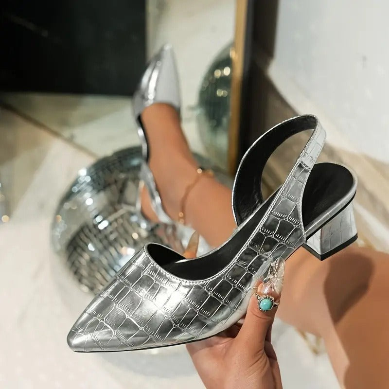 Olga - Elegant Block-Heel Shoes