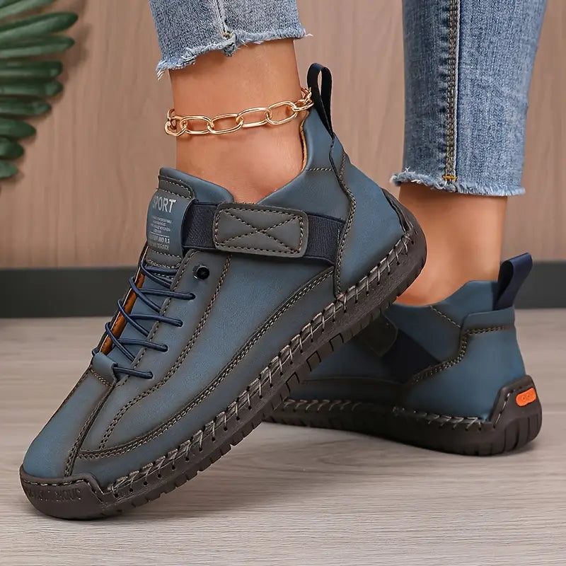 Gisela - Comfortable Faux-Leather Orthopedic Sneakers