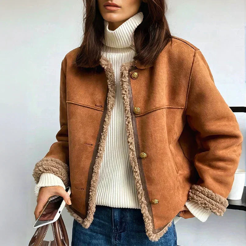 Jacy | Luxurious Genuine Autumn Jacket
