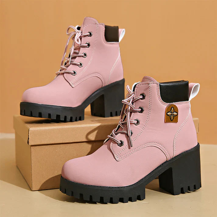Emma | Platform Heel Ankle Boots