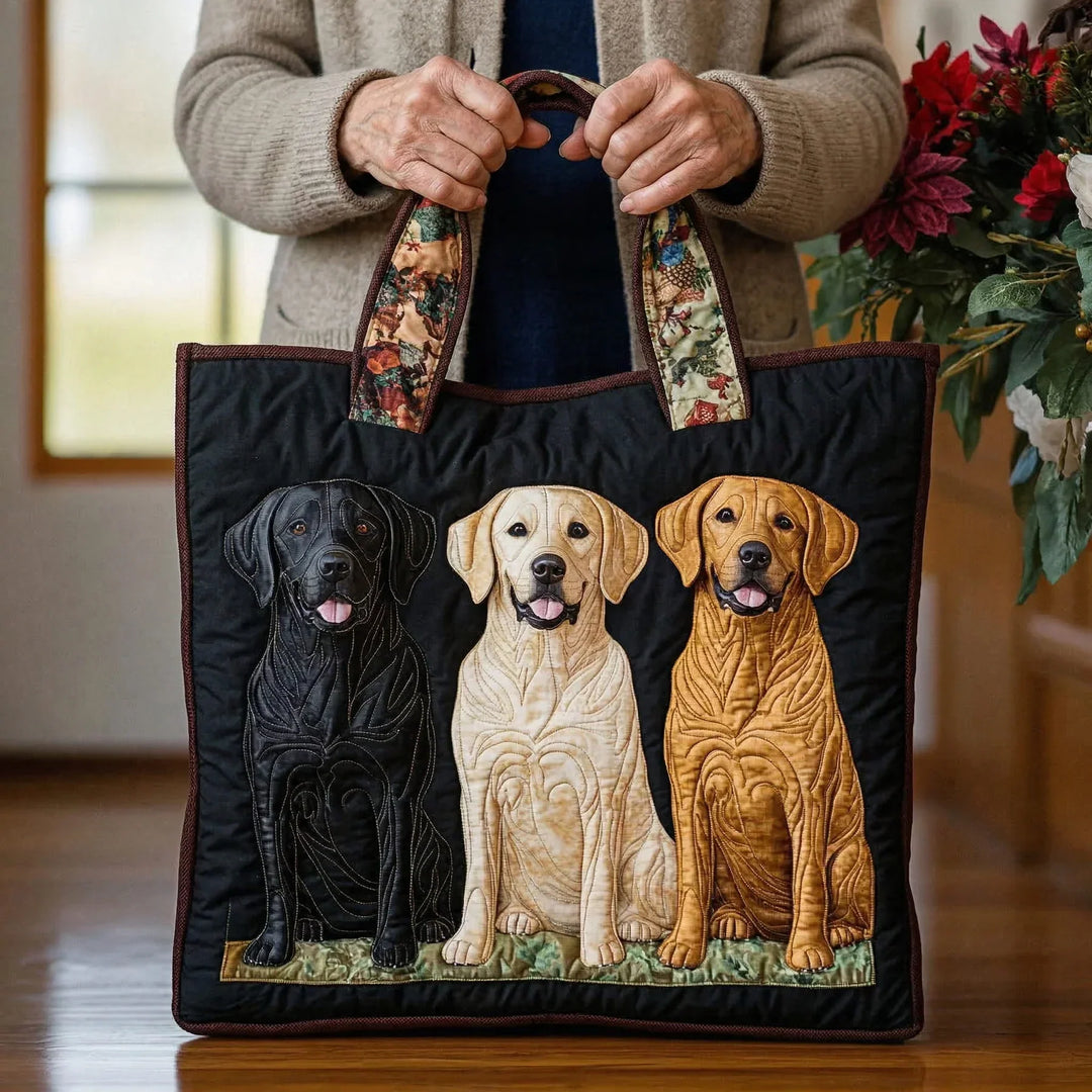 Three Labradors Artisan Tote Bag