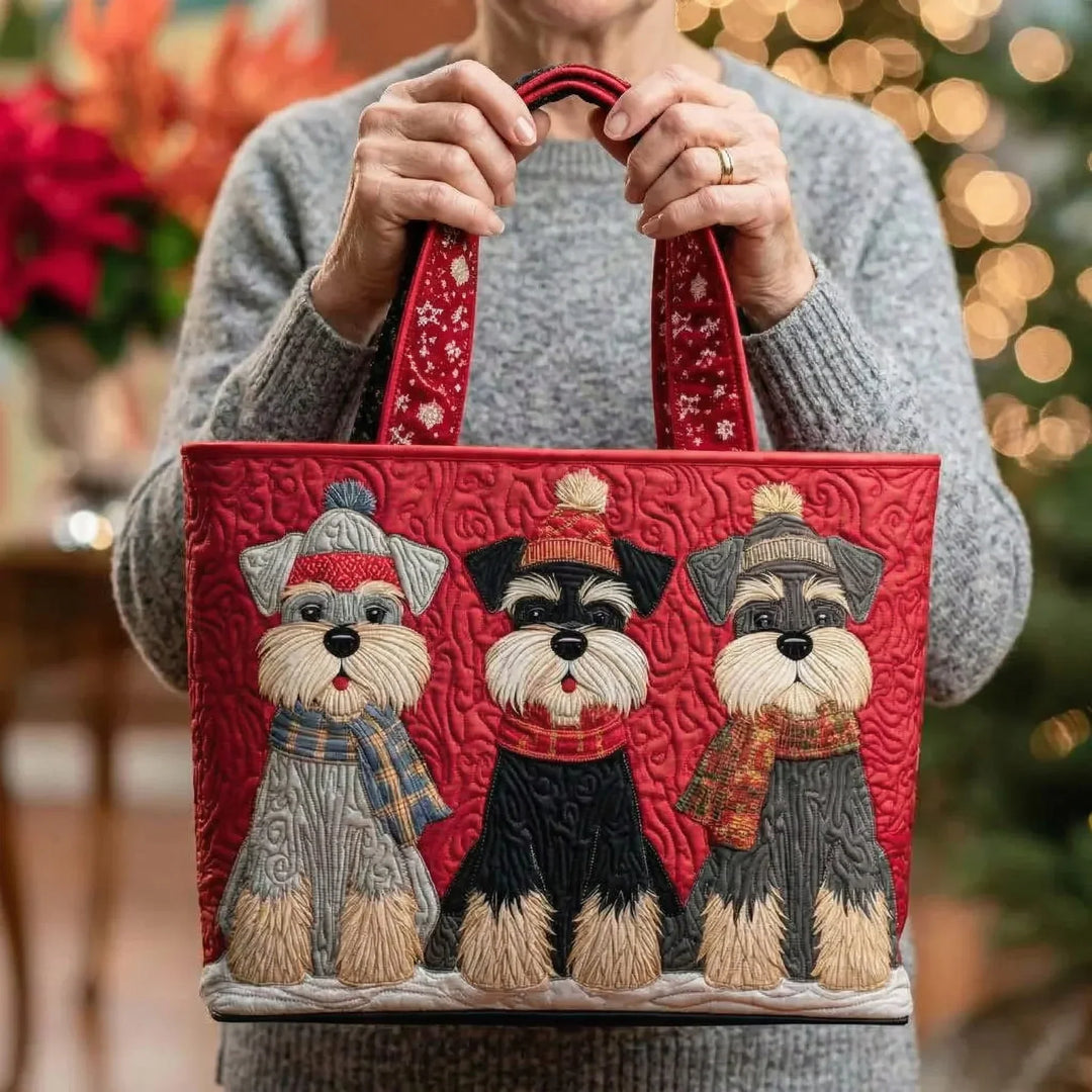 Three Schnauzers Artisan Tote Bag