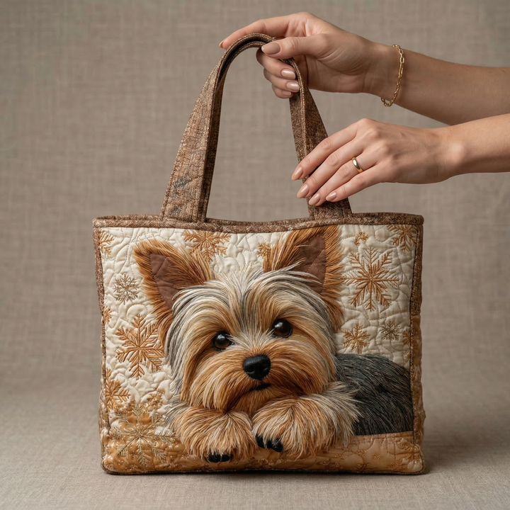 Adorable Yorkshire Artisan Tote Bag
