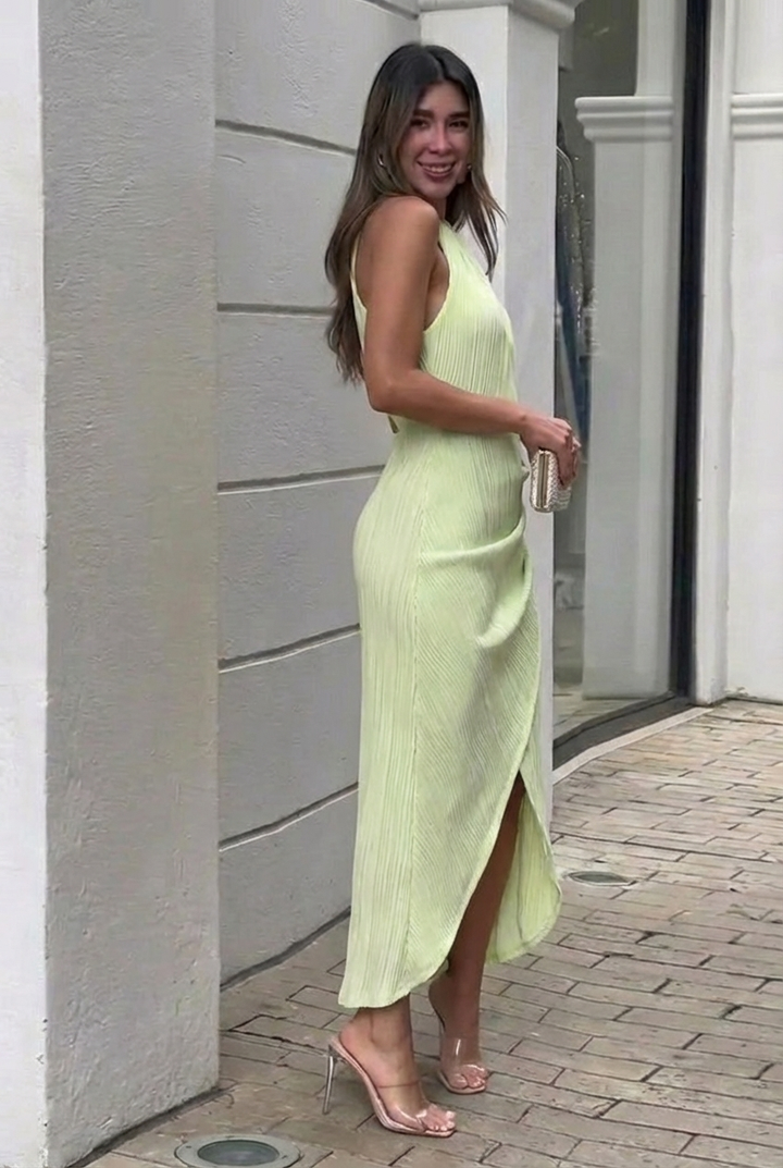 Salima | Abito plissettato dal look sofisticato
