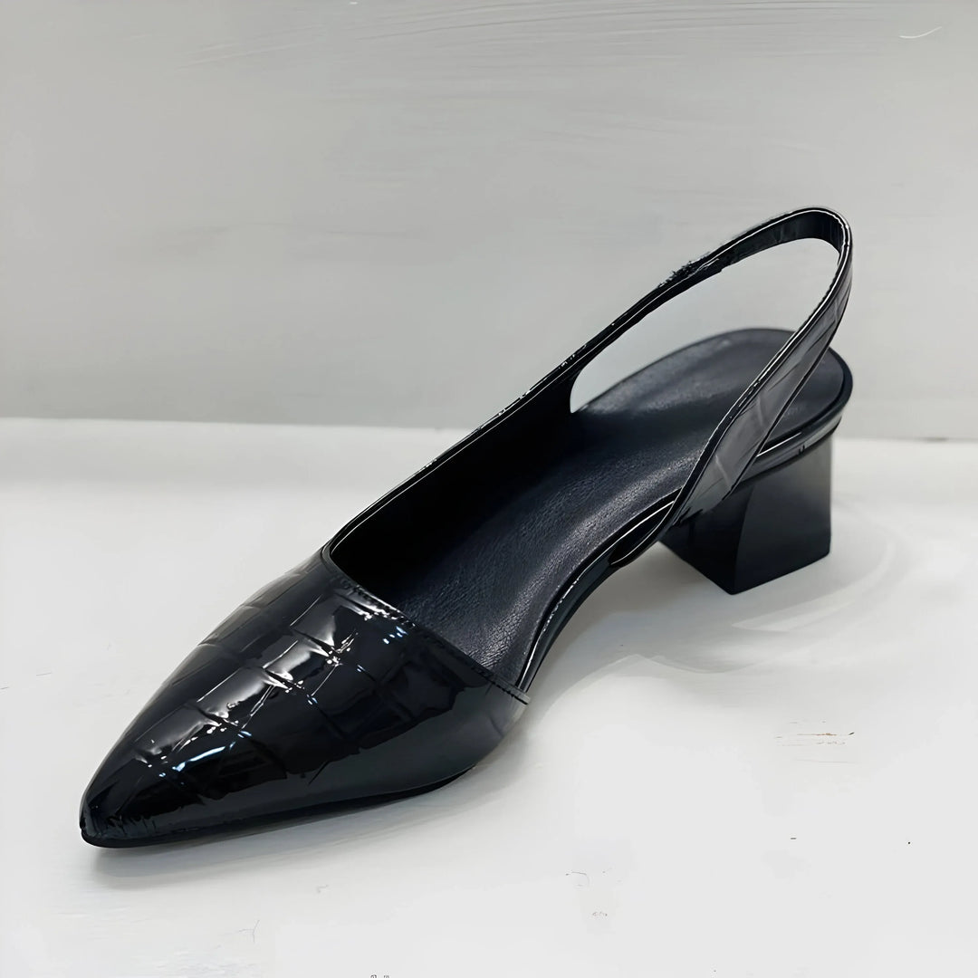 Olga - Elegant Block-Heel Shoes