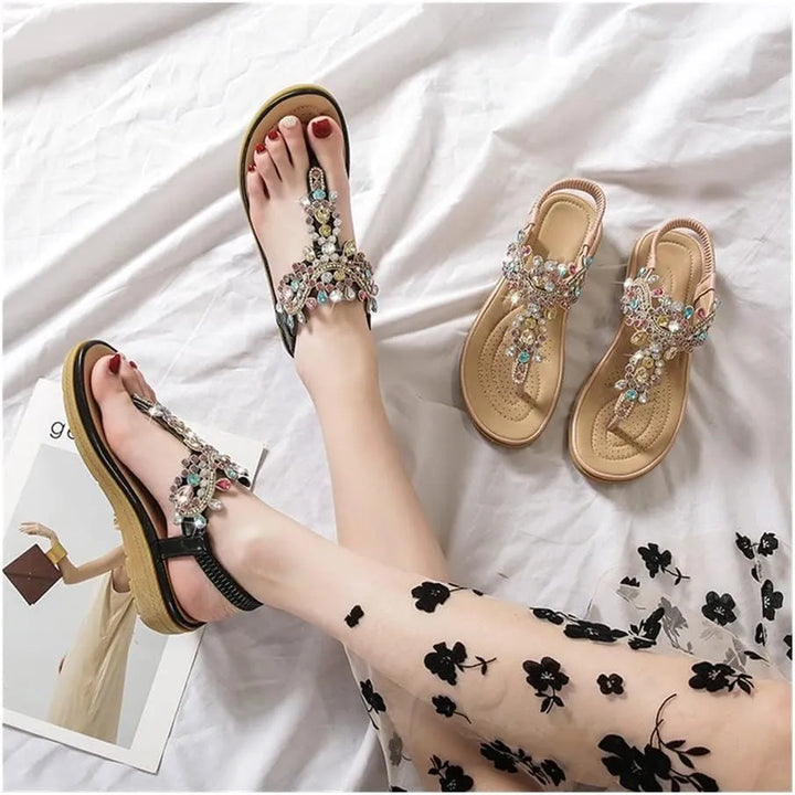 Esmeralda - Handcrafted Jewel Sandals