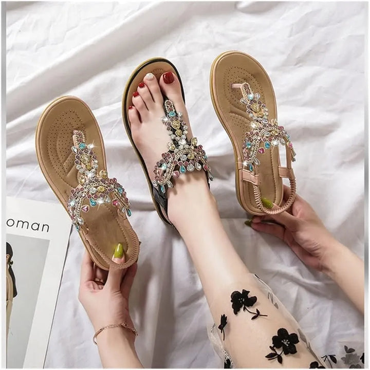 Esmeralda - Handcrafted Jewel Sandals