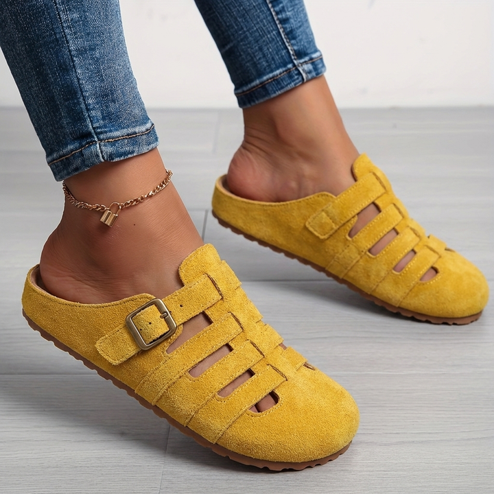 Clara | Open-Back Comfort Mule Sandals