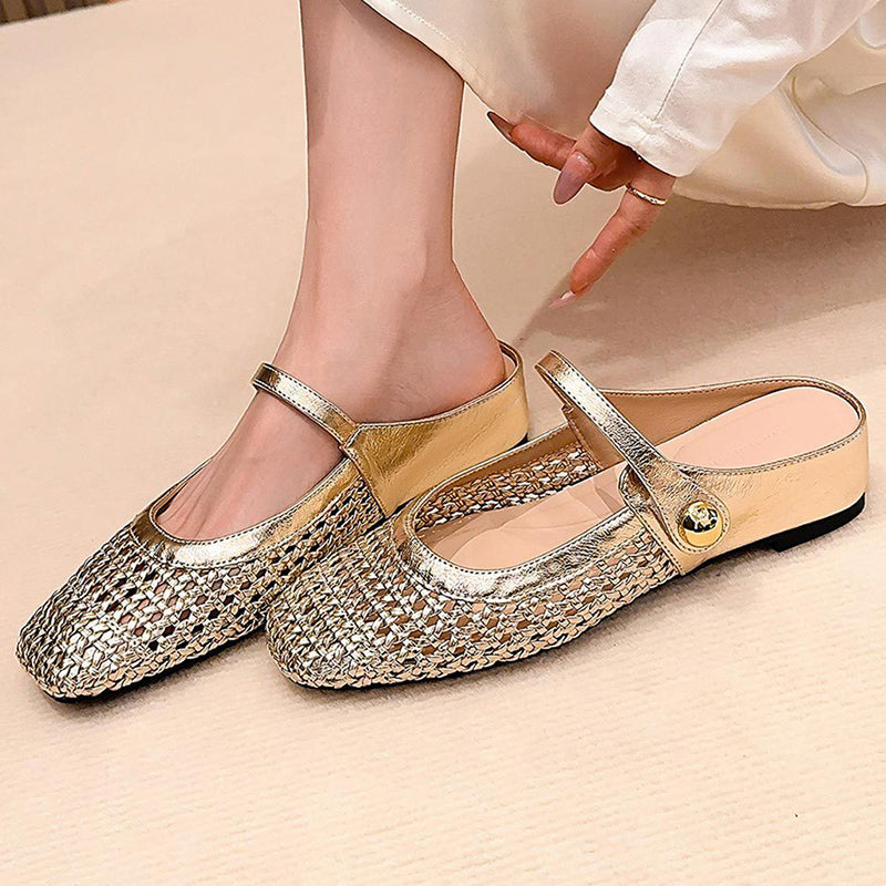 Bella | Open-Back Mary Jane Mules