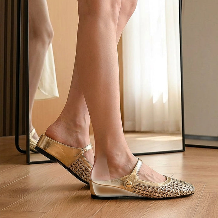 Bella | Open-Back Mary Jane Mules