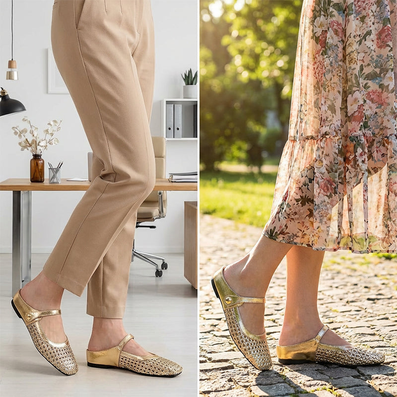 Bella | Open-Back Mary Jane Mules