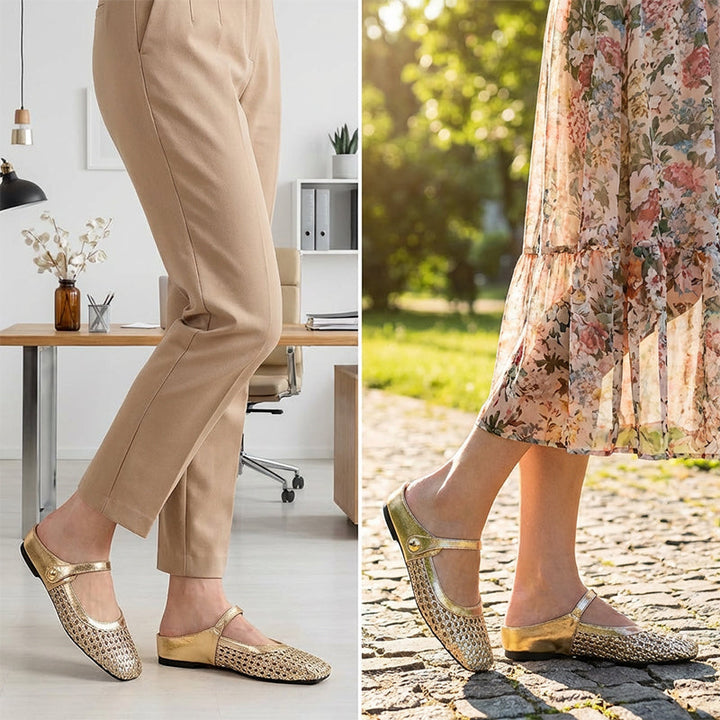 Bella | Open-Back Mary Jane Mules
