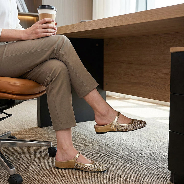 Bella | Open-Back Mary Jane Mules