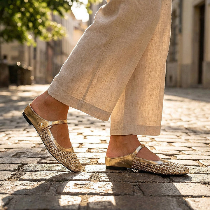 Bella | Open-Back Mary Jane Mules
