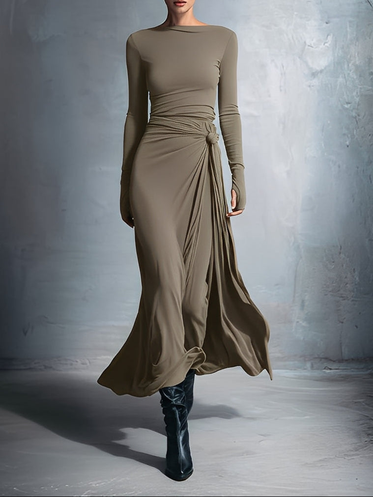 Alba - Maxi Dress with Side Knot